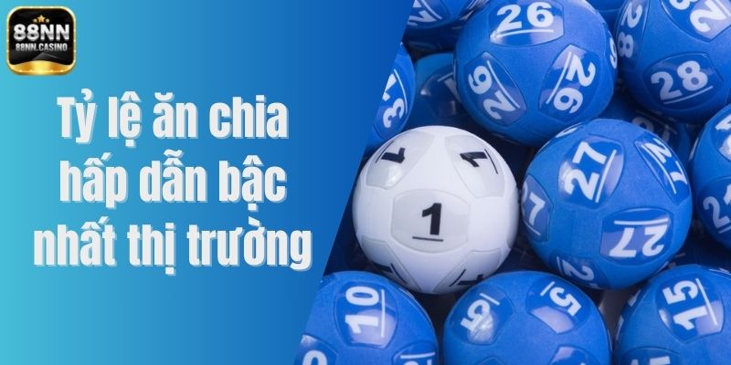 Tỷ lệ ăn chia hấp dẫn bậc nhất thị trường